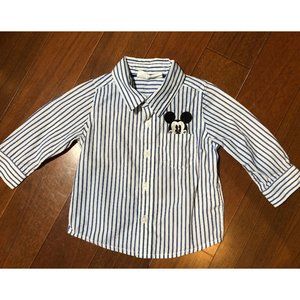 Baby Gap Mickey Button Up